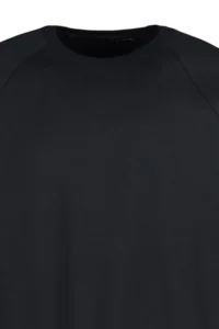 TRENDYOLMİLLA MEN Black Oversized/Wide Cut Inside Fleece/Warm Raglan Sleeve Sweatshirt - Image 11