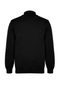 TRENDYOLMİLLA MEN Black Regular Fit Couple Half Turtleneck Soft Basic Sweater - Image 8