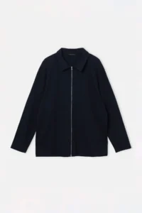 TRENDYOLMİLLA MEN Plus Size Dark NAVY Oversized/Wide Cut Waffle textured Thin Cardigan/Sweatshirt - Image 5