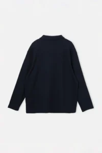 TRENDYOLMİLLA MEN Plus Size Dark NAVY Oversized/Wide Cut Waffle textured Thin Cardigan/Sweatshirt - Image 7