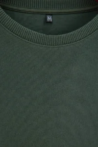 TRENDYOLMİLLA MEN Green Regular/Comfortable Pattern Soft Touch Sweatshirt - Image 8