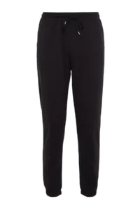 TRENDYOLMİLLA MEN Black Regular/Normal Cut Tyre Hem Sweatpants - Image 7