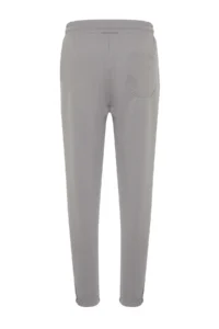 TRENDYOLMİLLA MEN Gray Regular Fit Printed Piped Tyre Hem Sweatpants - Image 6