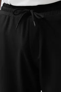 TRENDYOLMİLLA MEN Plus Size Black Oversized/Wide Cut Sweatpants - Image 8