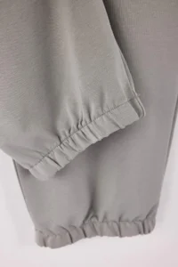 TRENDYOLMİLLA MEN Plus Size Gray Oversized/Wide Cut Sweatpants - Image 4