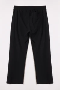 TRENDYOLMİLLA MEN Black Plus Size Oversized/Wide Cut textured Loose Sweatpants - Image 6