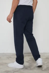 TRENDYOLMİLLA MEN NAVY BLUE Regular/Normal Cut New York Embroidered Plain Hem Sweatpants - Image 4