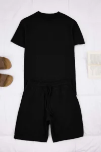 TRENDYOLMİLLA MEN Black Regular Cut 3 Sets Paket textured Tracksuit - Image 2