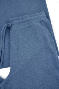 TRENDYOLMİLLA MEN Indigo Regular Cut 3 Sets Paket textured Tracksuit - Image 10