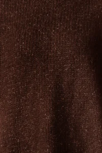 TRENDYOLMİLLA Brown Wide Pattern Soft textured Knitwear Sweater - Image 4