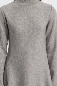 TRENDYOLMİLLA Mink Mercerized Look Premium Thread/Special Thread High Neck Knitwear Sweater - Image 4
