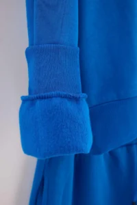TRENDYOLMİLLA Teen Saks BLUE Embroidered High Neck Zippered Wideleg/Wide Leg Knitting Tracksuit - Image 8