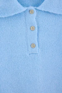 TRENDYOLMİLLA Wardrobe Essentials Baby BLUE Woolly Basic Wide Pattern Special Thread Knitwear Sweater - Image 7
