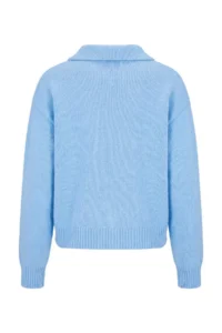 TRENDYOLMİLLA Wardrobe Essentials Baby BLUE Woolly Basic Wide Pattern Special Thread Knitwear Sweater - Image 8