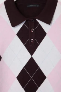 TRENDYOLMİLLA Brown Premium Thread/Special Thread Baklava Patterned Knitwear Sweater - Image 6