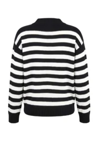 TRENDYOLMİLLA Black-Burgundy Basic 2 Sets Paket Knitwear Sweater - Image 11