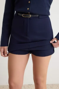 TRENDYOLMİLLA Dark NAVY Shorts & Bermuda - Image 3