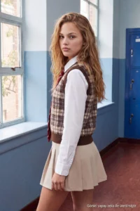TRENDYOLMİLLA Brown Soft textured felt Thread Knitwear Cardigan Pullover - Image 5