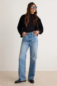 TRENDYOLMİLLA BLUE Super High Waist Straight jeans