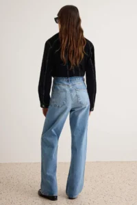 TRENDYOLMİLLA BLUE Super High Waist Straight jeans - Image 4