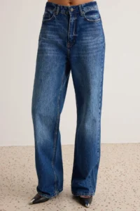 TRENDYOLMİLLA BLUE High Waist Straight jeans - Image 3