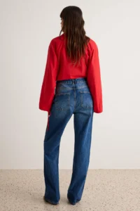 TRENDYOLMİLLA BLUE High Waist Straight jeans - Image 4