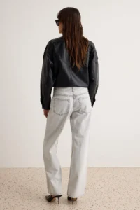 TRENDYOLMİLLA Gray Low Waist Wide Leg jeans - Image 4