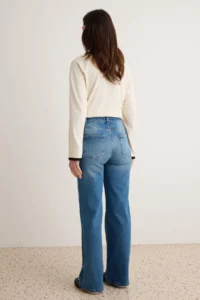 TRENDYOLMİLLA BLUE High Waist Wide Leg jeans - Image 4