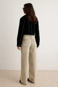 TRENDYOLMİLLA Gray High Waist barrel jeans - Image 4