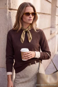 TRENDYOLMİLLA Wardrobe Essentials Brown Oversized Soft Woolly Basic Knitwear Sweater - Image 2