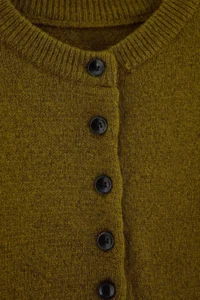 TRENDYOLMİLLA Wardrobe Essentials Oil Green Thick Soft Oversized Knitwear Sweater - Image 6