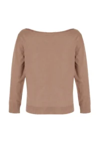 TRENDYOLMİLLA Wardrobe Essentials Mink Boat Neck Premium Thread/Special Thread Knitwear Sweater - Image 7