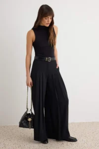 TRENDYOLMİLLA Black Pants - Image 2