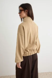 TRENDYOLMİLLA Mink Knitting Sweatshirt - Image 4