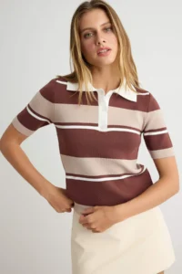 TRENDYOLMİLLA Beige Summer Premium Special Thread Knitwear Blouse