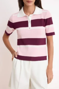 TRENDYOLMİLLA PINK Summer Premium Thread Knitwear Blouse - Image 3