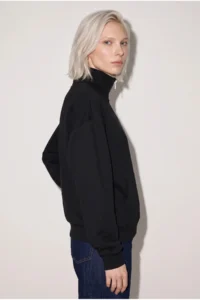 No Matter What Women's Half Zipper Modal Sweatshirt Long Sleeve - Image 3
