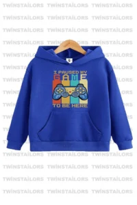 twins tailors Dinosaur Printed Double Pack Saks Blue-Black Hooded Children's Sweatshirt Hoodie - Image 4