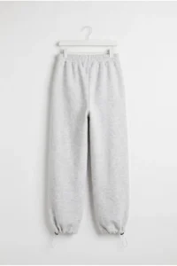 Drop by TrendyolMilla Adjustable 3 Yarn Brushed Sweatpants Gray - Image 5