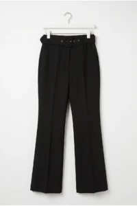Drop by TrendyolMilla High Waist Kendinden Arched flared leg Dress Pants - Image 3