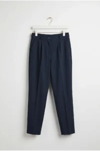 Drop by TrendyolMilla High Waist pleated Elastic Waist Dress Pants - Image 4