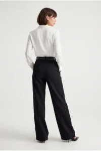 Drop by TrendyolMilla High Waist with pocket Arched flared leg Dress Pants - Image 4