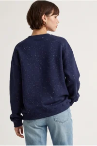 Drop by TrendyolMilla Sparkly Crew Neck Oversized Fleece Sweat - Image 4