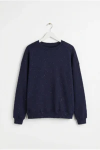 Drop by TrendyolMilla Sparkly Crew Neck Oversized Fleece Sweat - Image 5