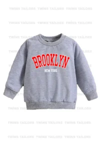 twins tailors Shark Printed 3 Pack Unisex Black-Grey-Red Kids Sweatshirts - Image 6