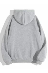 twins tailors Brooklyn Printed Unisex Hooded Gray Kids Sweatshirt Hoodie - Image 2